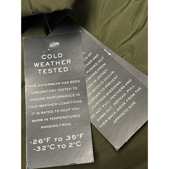 Lauren Ralph Lauren Oversize-Collar Quilted Down Coat Size Small - Picture 9 of 11